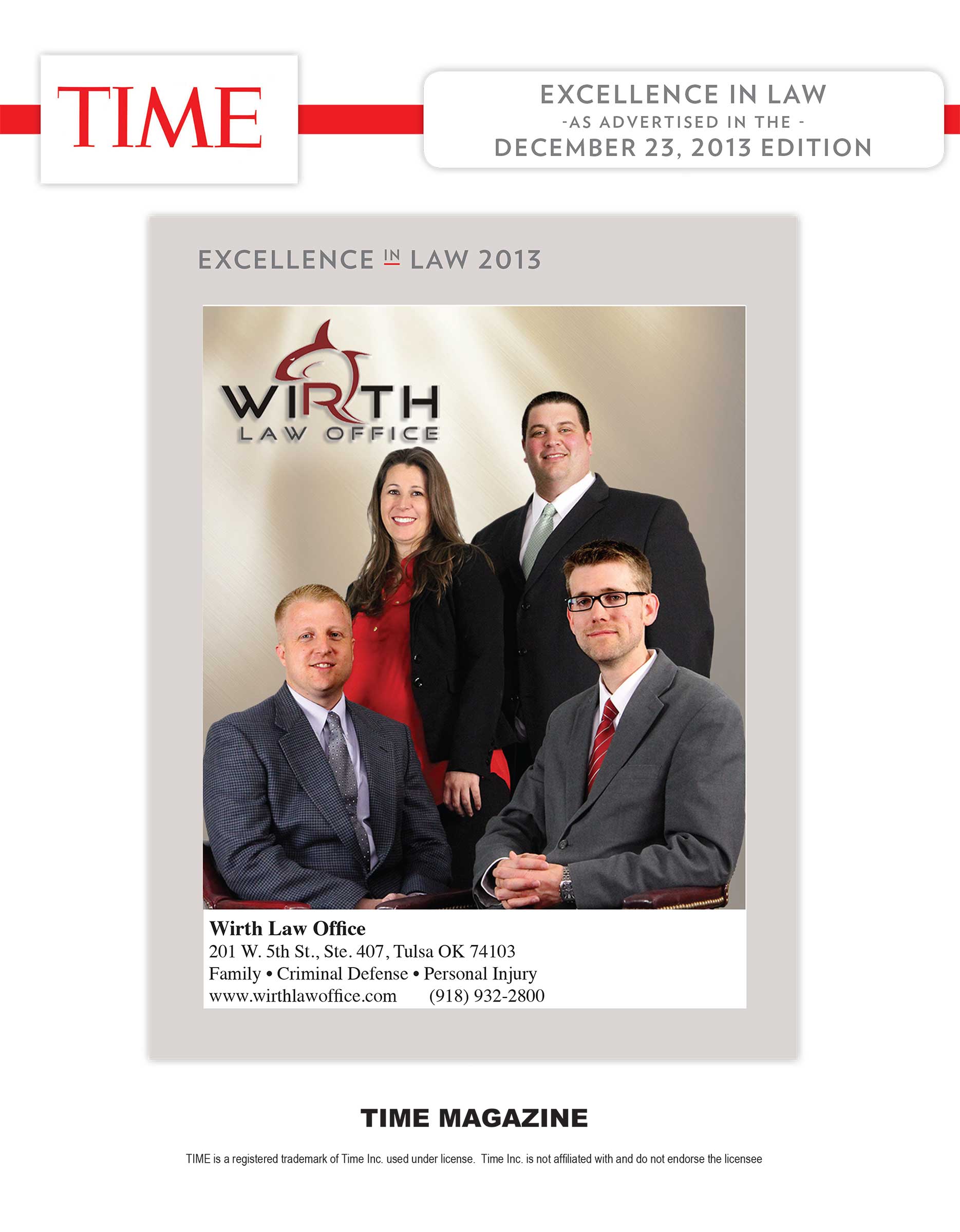 Tahlequah attorneys in Time Magazine Person of the Year edition